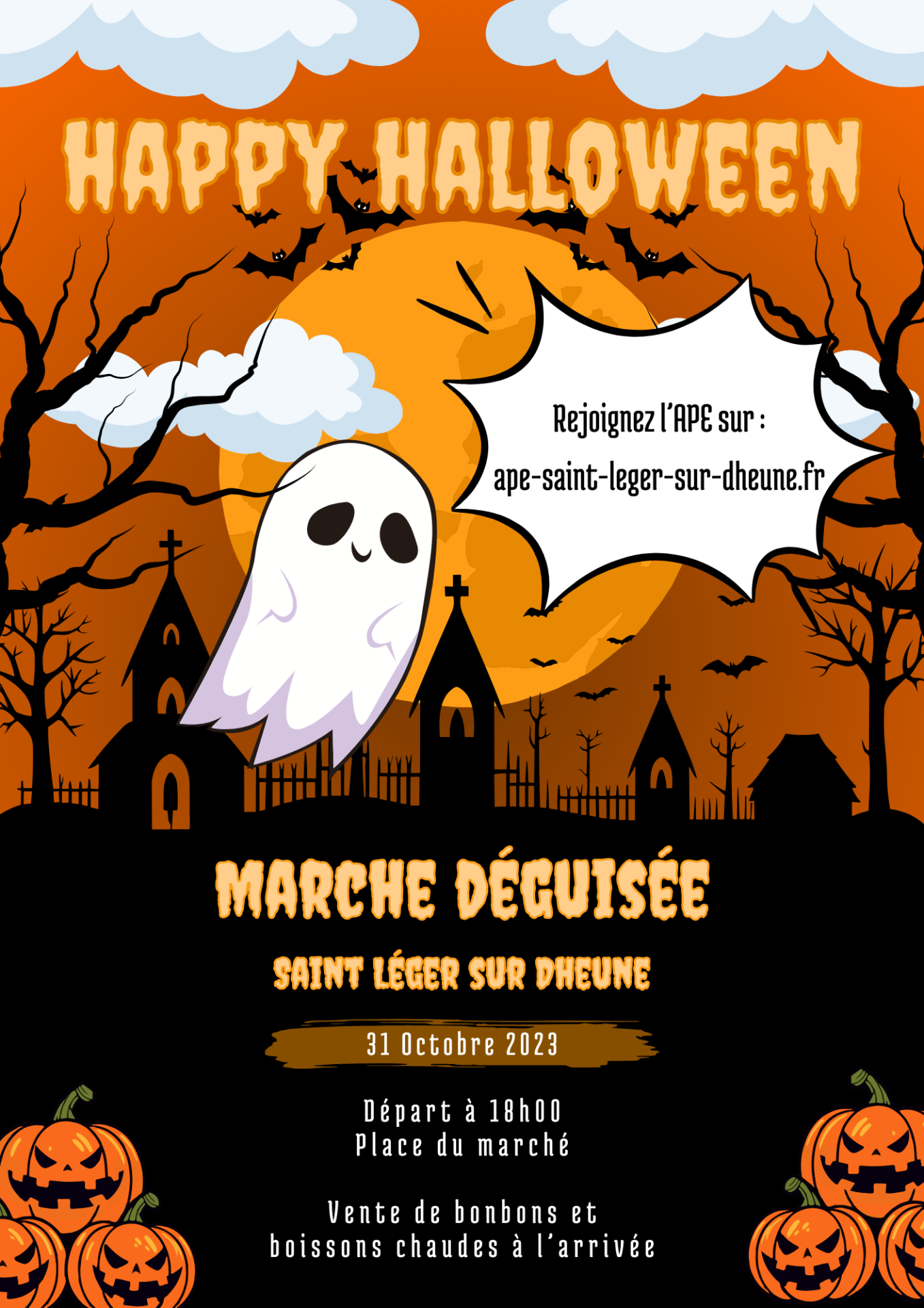 Affiche halloween 2023